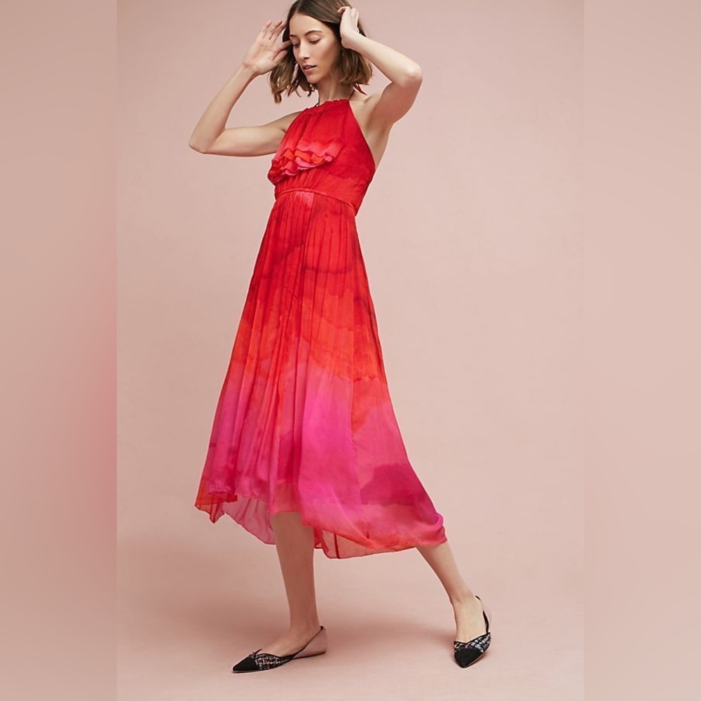 Tracy Reese for Anthropologie Red Dress